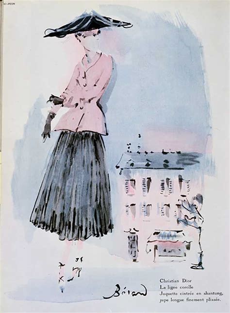 christian dior paintings|Christian Dior original sketches.